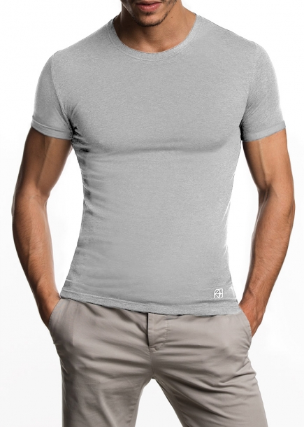 Gr� herr T-shirt - Uomo fr�n cotonella